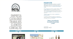 Desktop Screenshot of betadiseno.com